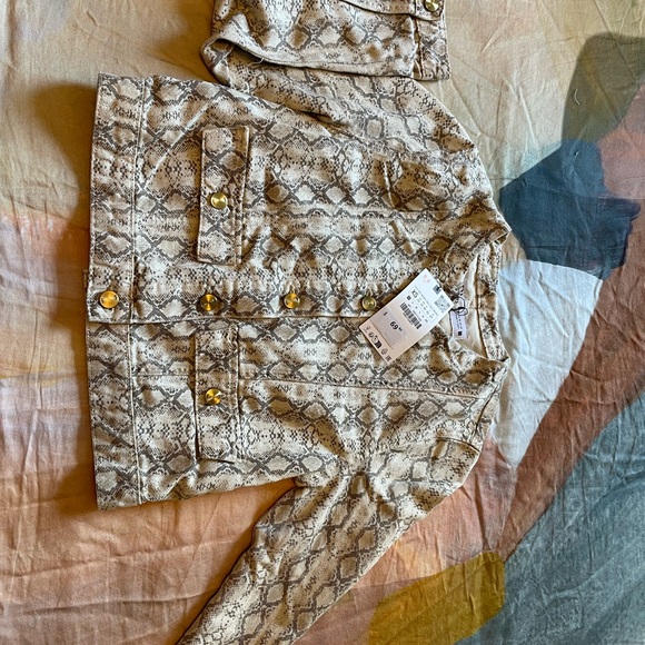NWT Zara animal print jacket size xs - Picture 5 of 8